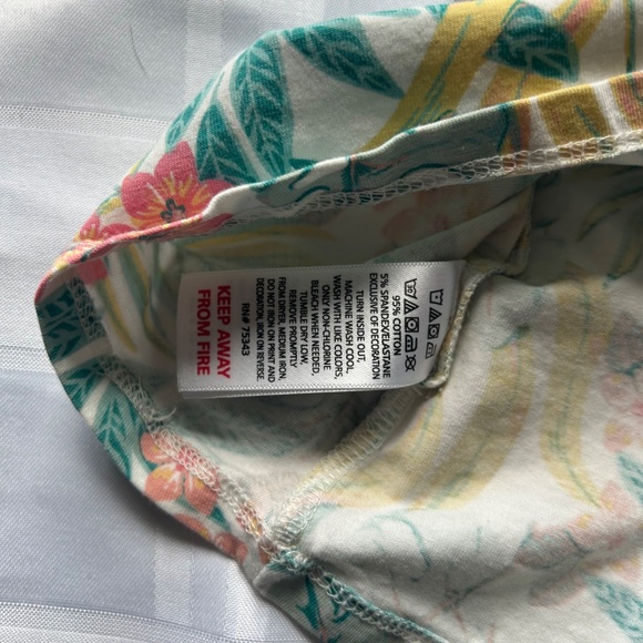 Tommy Bahama Floral Loose Fit Frill Strap Sun Dress - Picture 5 of 9